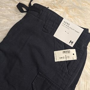 Aero Low Rise Utility Shorts Black